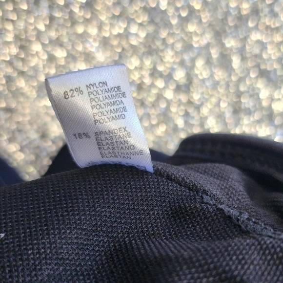 NWOT BLACK TYE  FRONT CUTOUT HIGH CUT SWIM SUIT SIZE LG - Picture 5 of 8